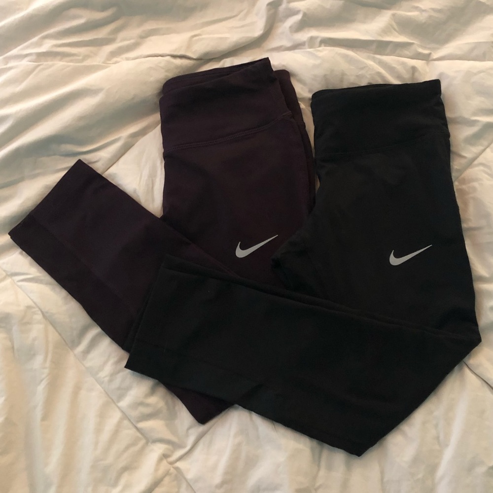 2 pairs of XS NIKE RUNNING CAPRIS!